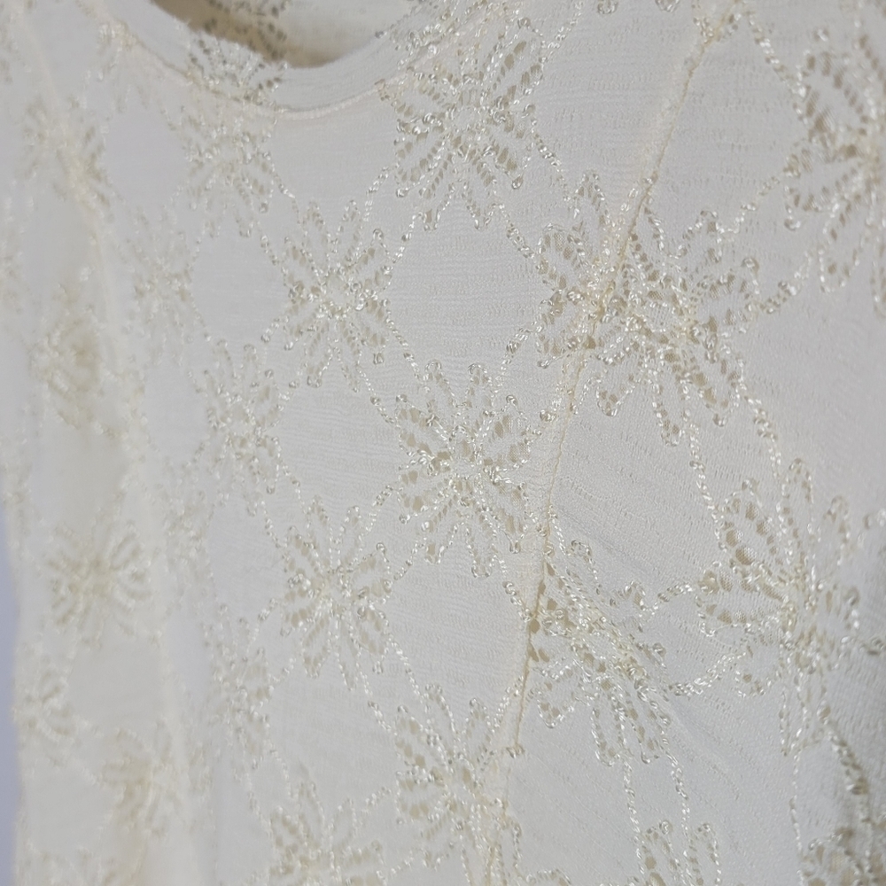 Free People Embroidered Floral Lace Dress - Picture 4 of 13